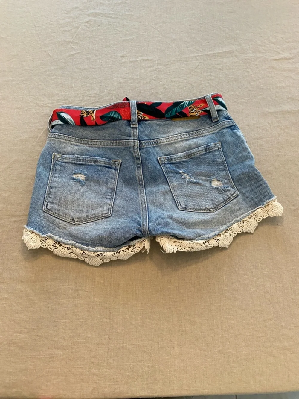 SUPERDRY Lace Trim Hot Shorts